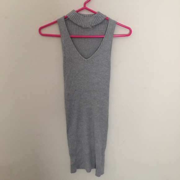 LF dress cutout grey - Picture 3 of 3